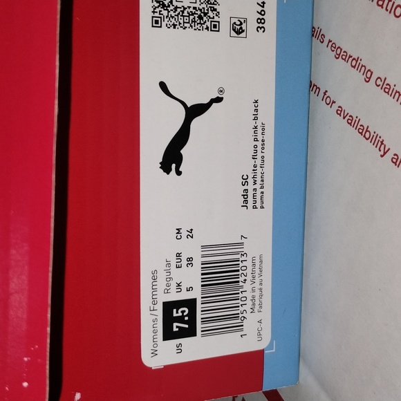 PUMA Jada SC, size 7.5, womens - Picture 2 of 4